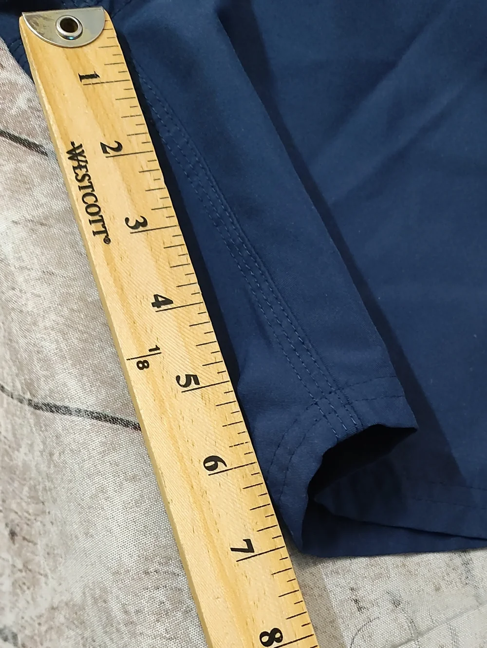 Nike Mens Vtg Swim Navy Blue Liner Shorts Pockets XL
